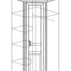Шкаф угловой №562 "Алиса" (угол 875*875) | фото 2