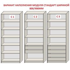 Шкаф распашной серия «ЗЕВС» (PL3/С1/PL2) | фото 6