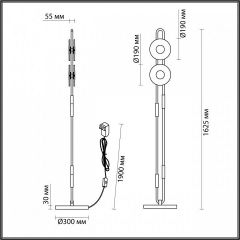 Торшер Odeon Light Magnet 5407/23FL | фото 4