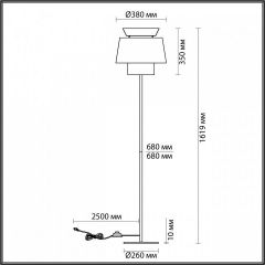 Торшер Odeon Light Kressa 4992/1F | фото 4