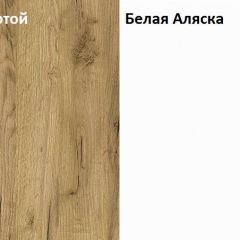 Стол компьютерный 12.74 Комфорт (Дуб Золотой CRAFT, Белая Аляска) | фото 2